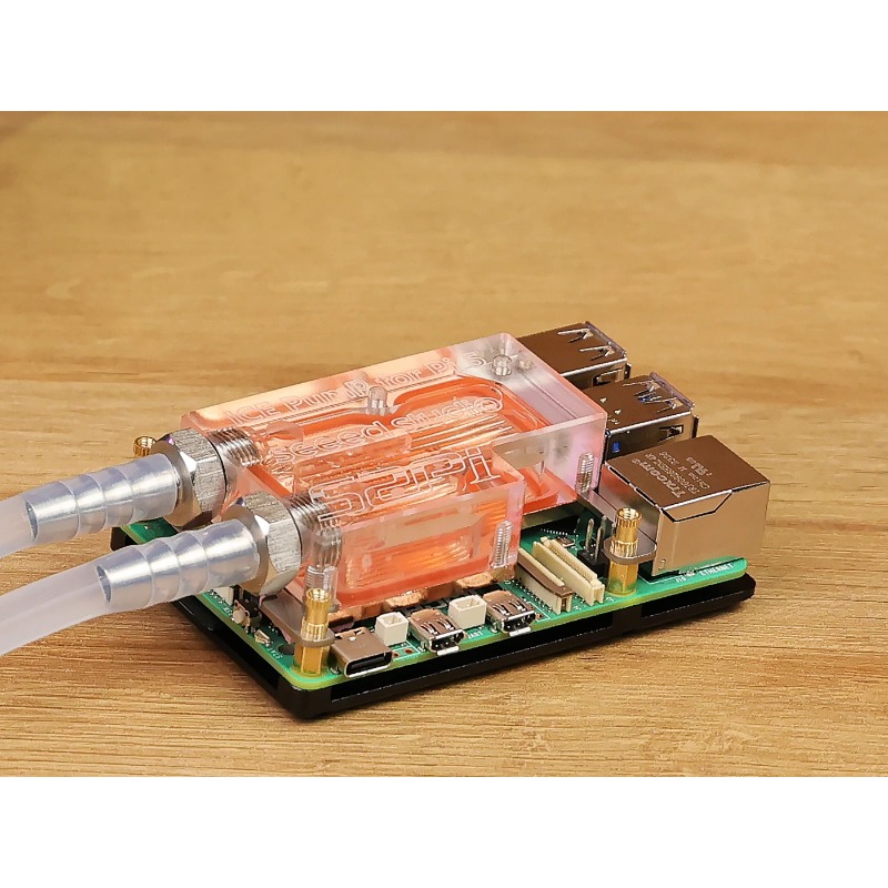 Raspberry Pi Water Cooling Kit - مجموعة تبريد سائل فائقة النحافة لوحدة