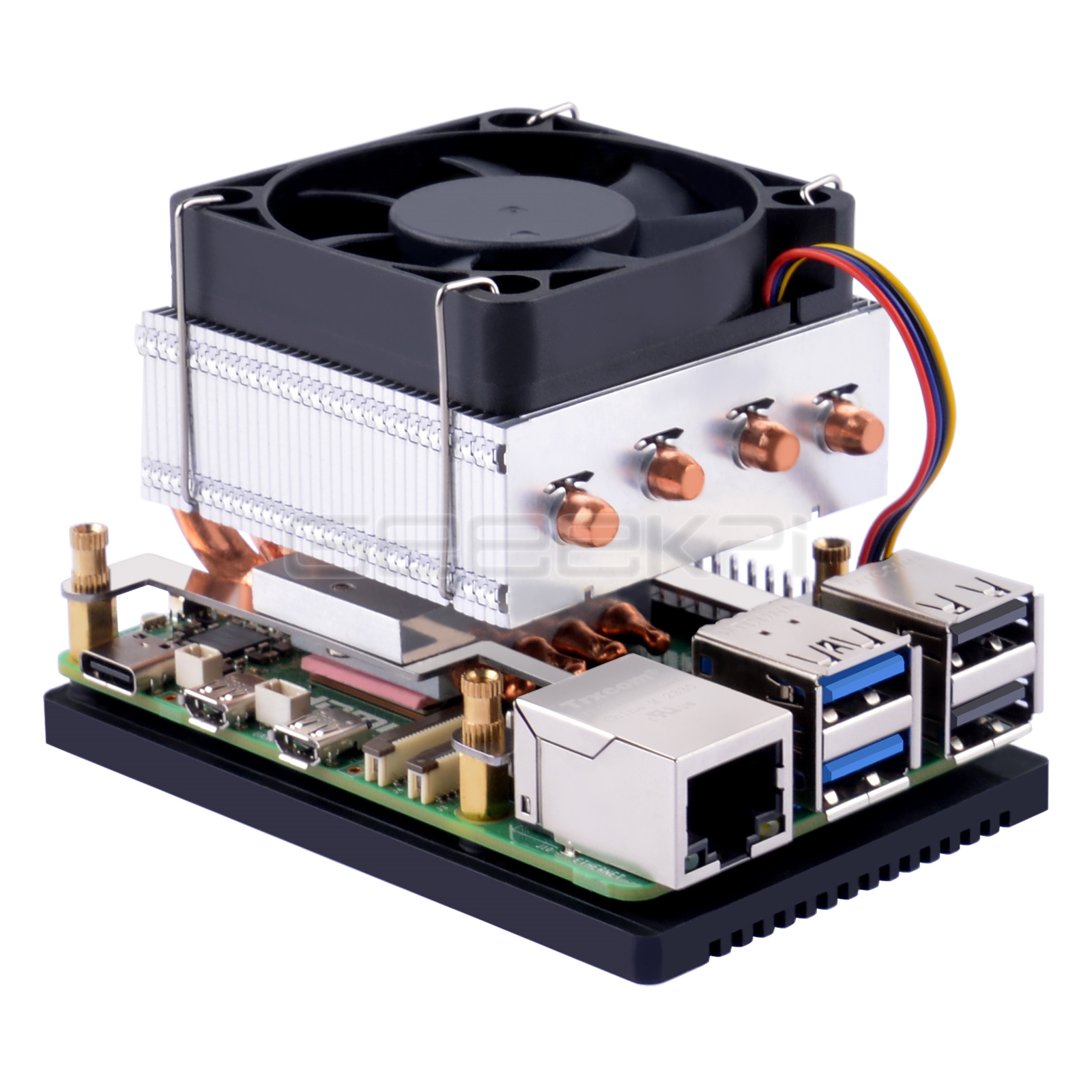 مبرد وحدة المعالجة المركزية Ge - مراجعة Argon One V3 M.2 Nvme Case وسعره
